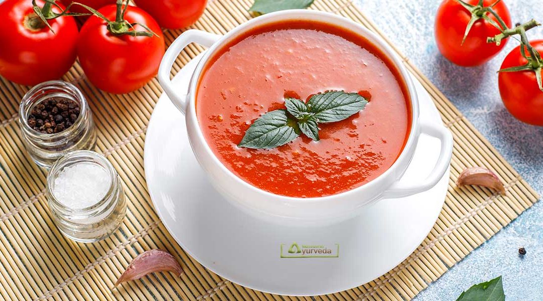 Ајуредска крем супа со домати