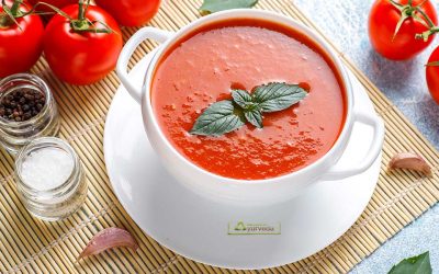 Ајуредска крем супа со домати